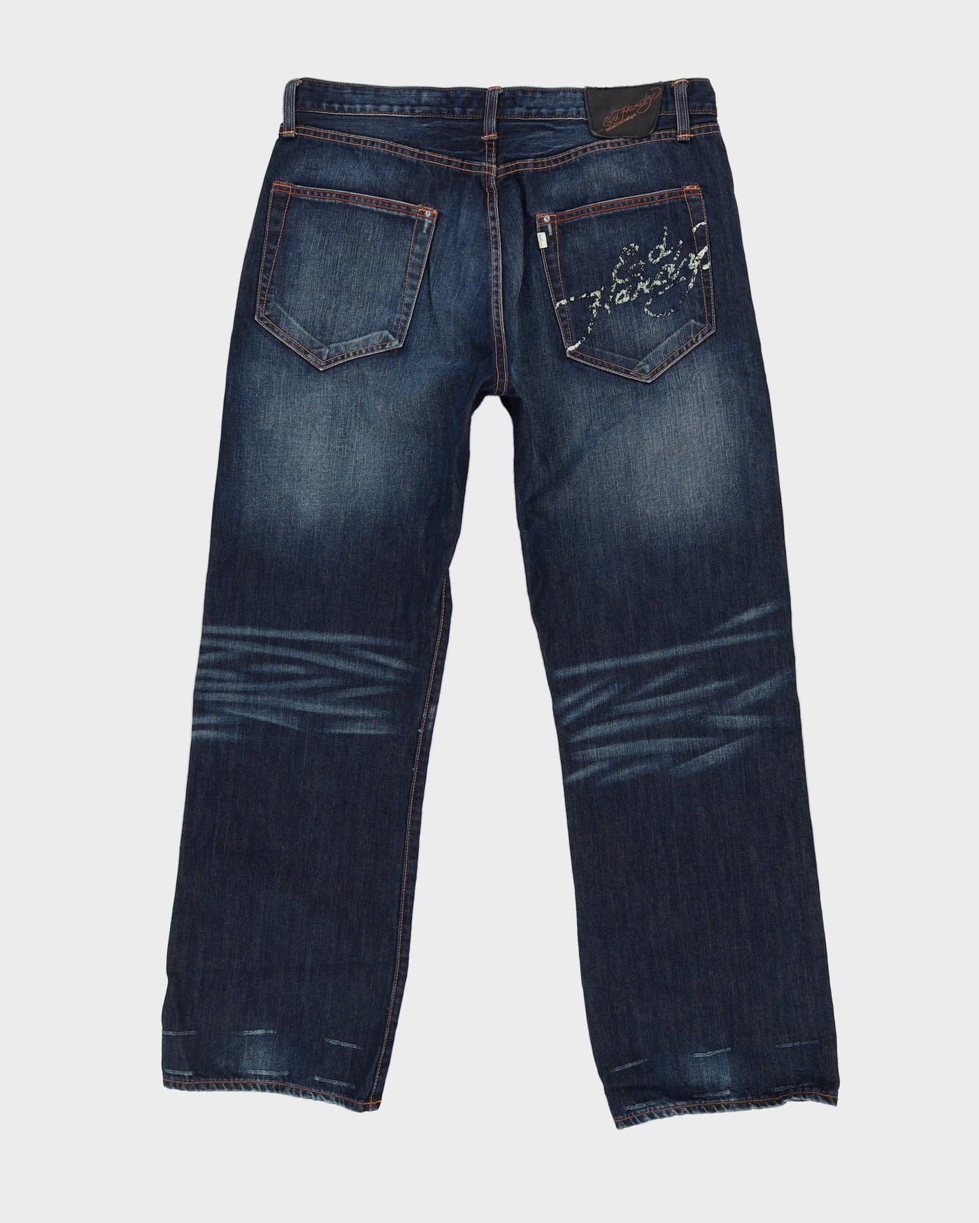 00s Ed Hardy Dark Wash Blue Jeans - W38 L33