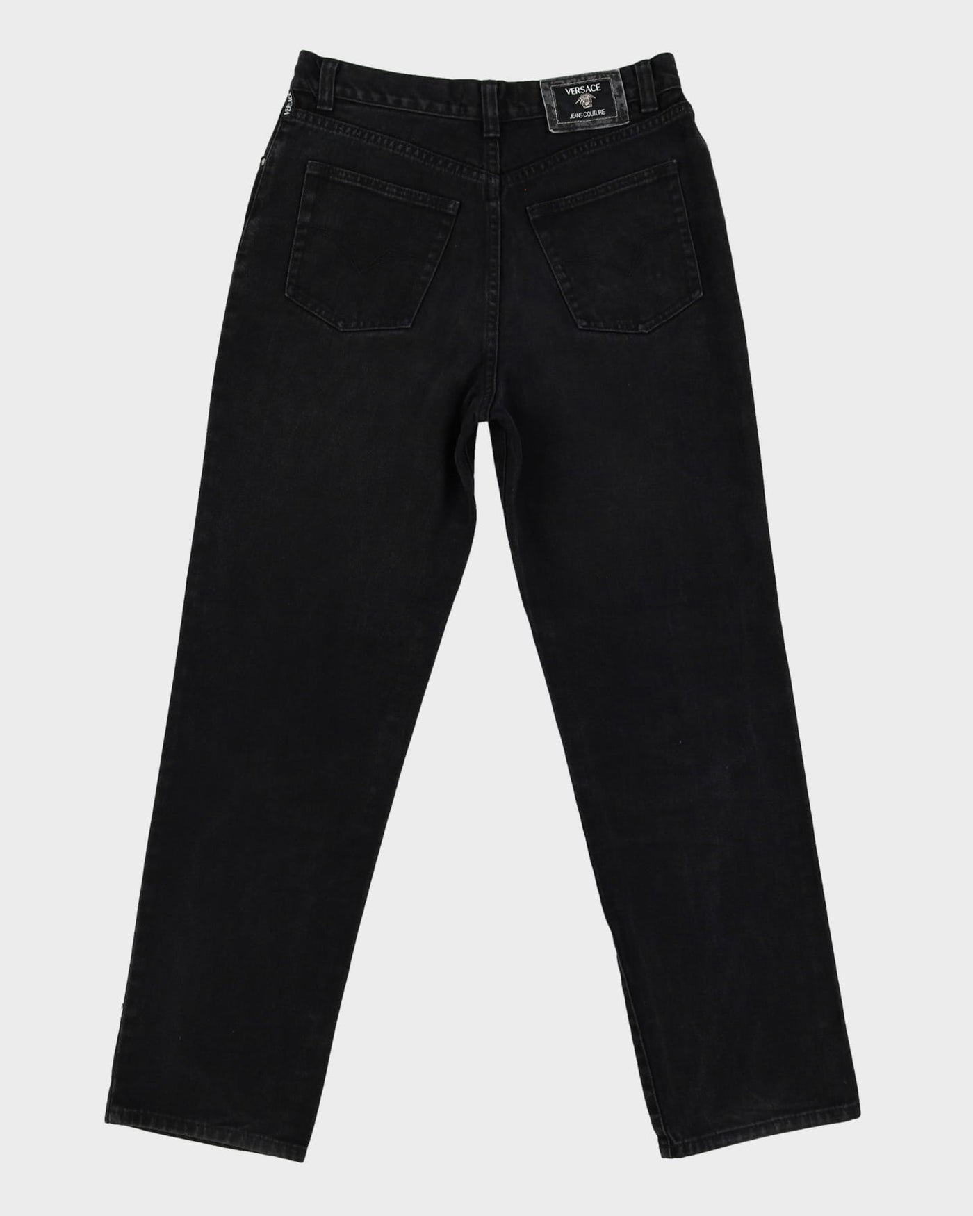Vintage 90s Versace Dark Wash Black Jeans - W31 L31
