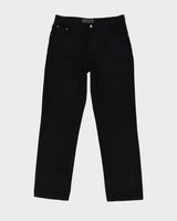 Vintage 90s Deadstock With Tags Armani Dark Wash Black Jeans - W35 L33