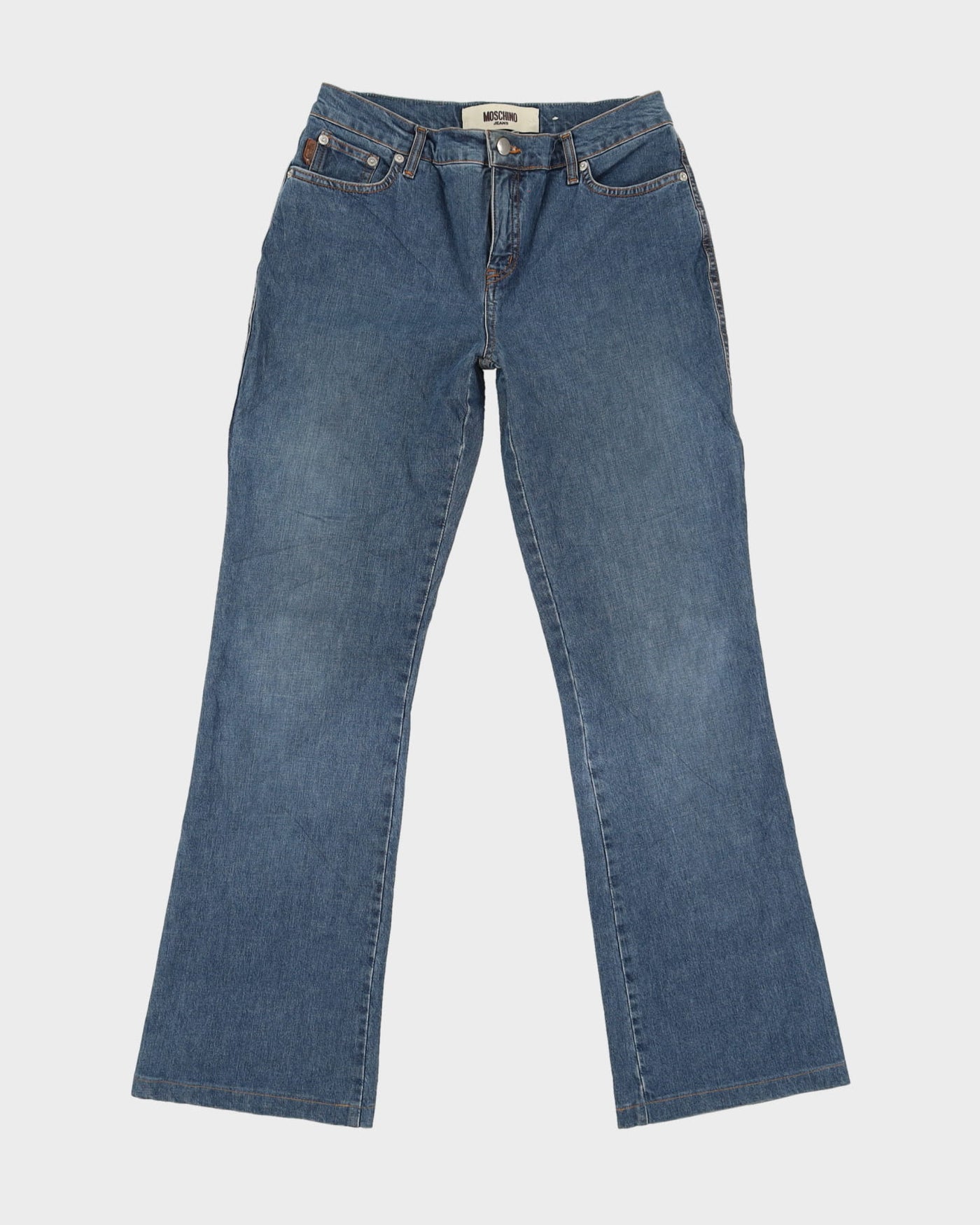 Vintage 90s Moschino Medium Wash Blue Jeans - W31 L31