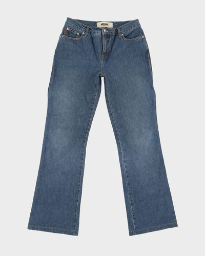 Vintage 90s Moschino Medium Wash Blue Jeans - W31 L31