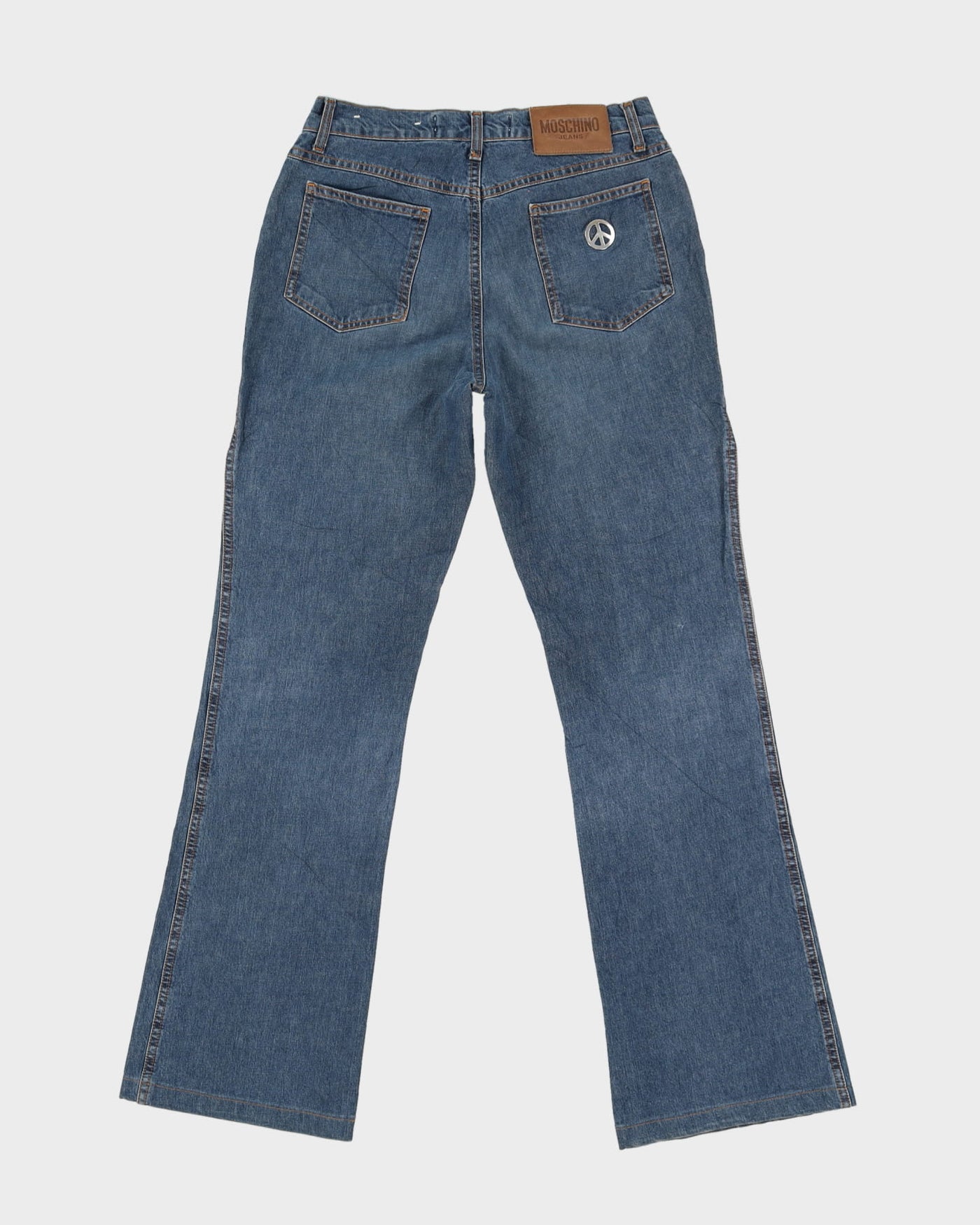 Vintage 90s Moschino Medium Wash Blue Jeans - W31 L31