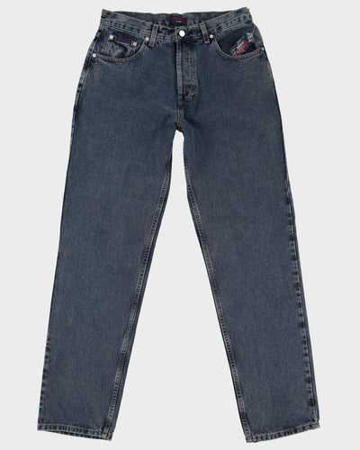 Vintage 90s Deadstock With Tags Tommy Hilfiger Dark Wash Blue Jeans - W32 L34