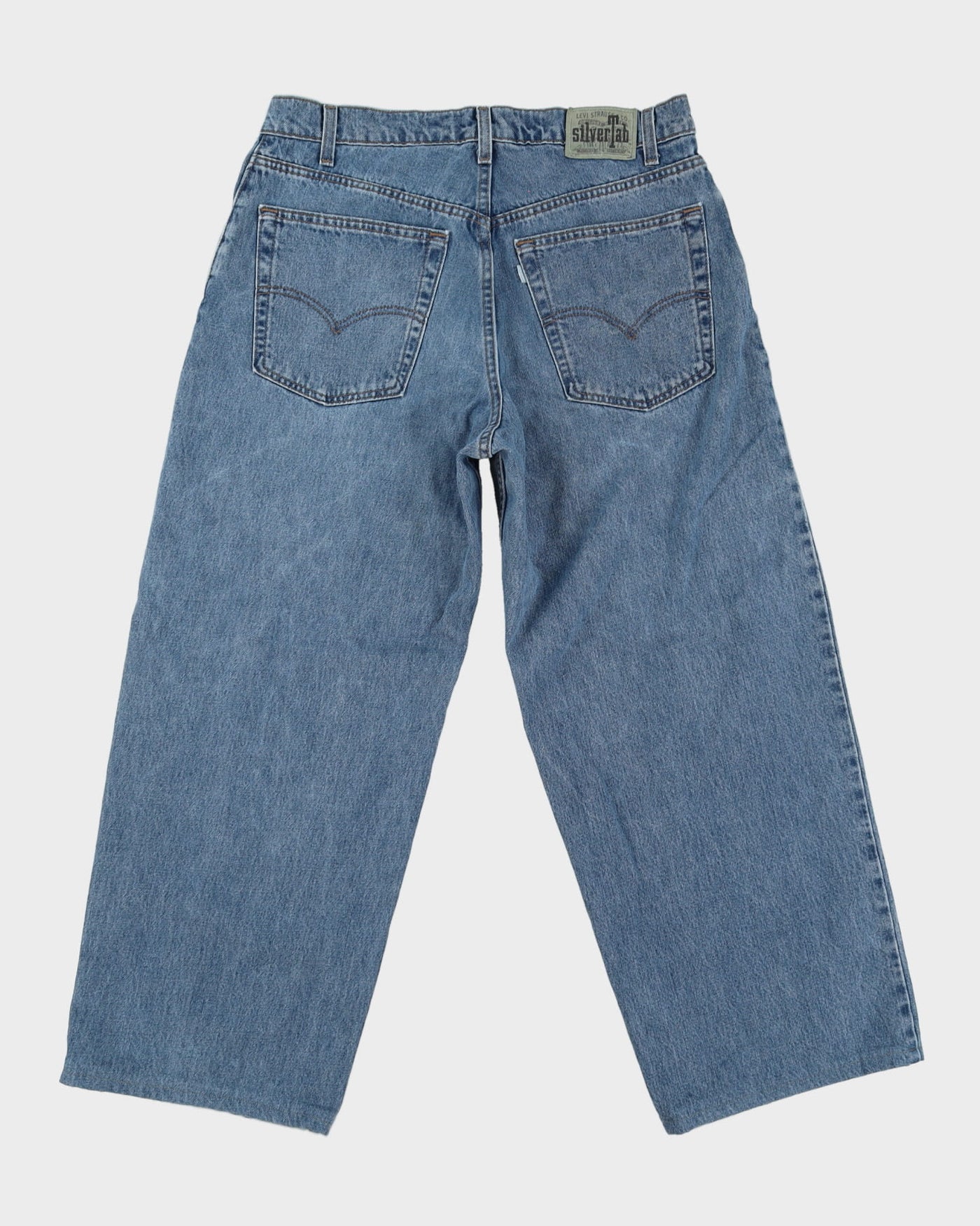Vintage 90s Levi's SilverTab Baggy Medium Wash Blue Jeans - W34 L28