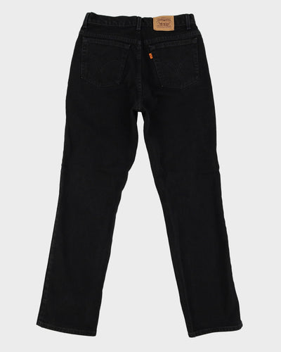 Vintage 80s Levi's Orange Tab Dark Wash Black Jeans - W31 L31