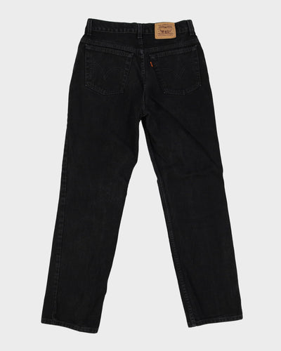 Vintage 80s Levi's Orange Tab Dark Wash Black Jeans - W30 L30