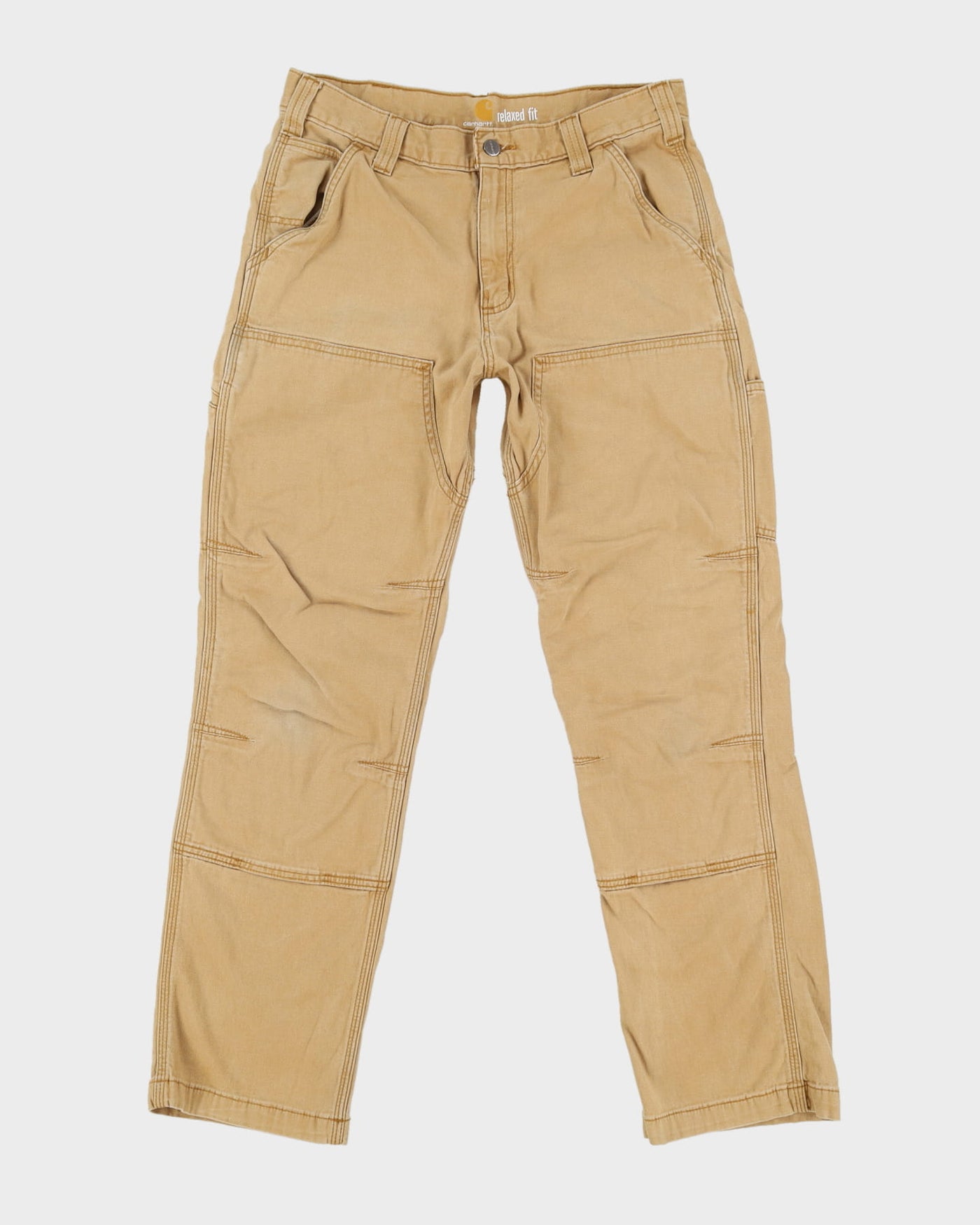 Carhartt Beige Double Knee Workwear Trousers / Jeans - W32 L31