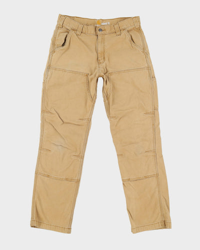 Carhartt Beige Double Knee Workwear Trousers / Jeans - W32 L31