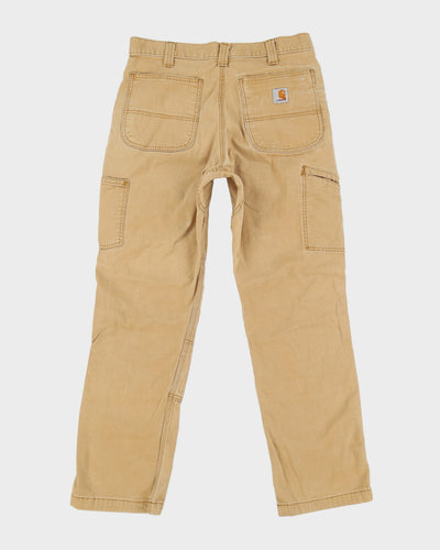 Carhartt Beige Double Knee Workwear Trousers / Jeans - W32 L31