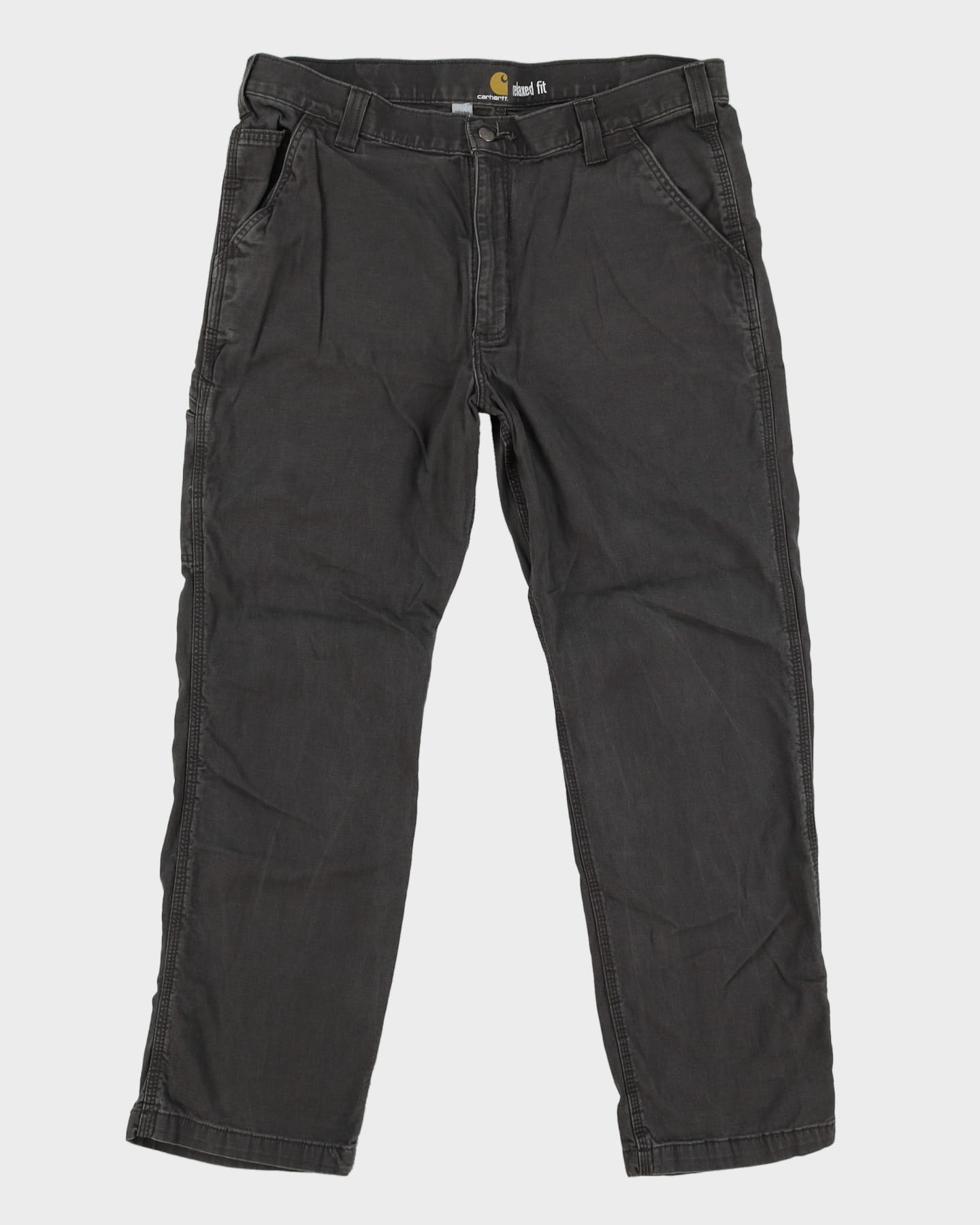 Carhartt Dark Grey / Faded Black Workwear Trousers / Jeans - W38 L30