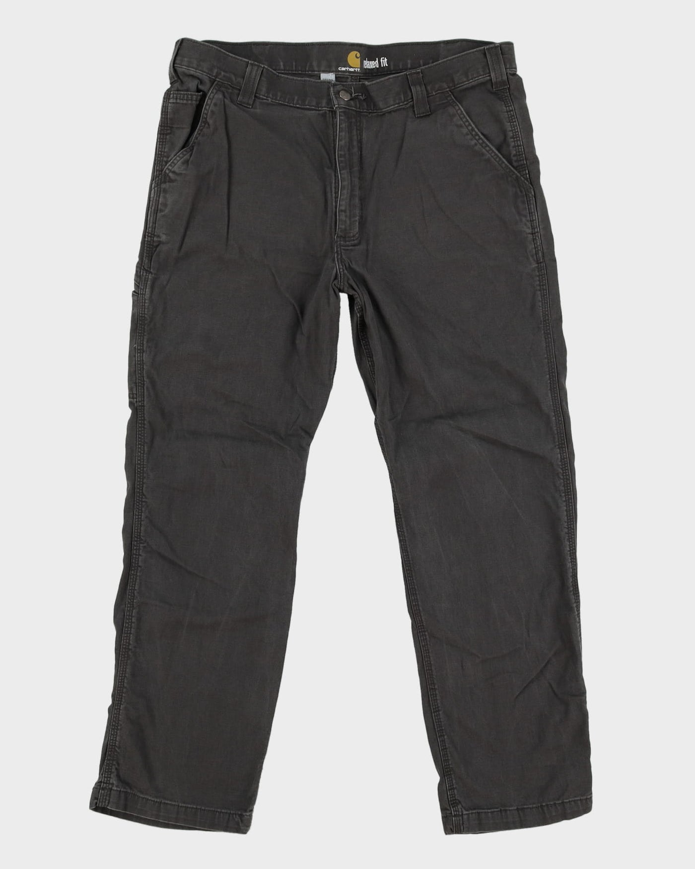 Carhartt Dark Grey / Faded Black Workwear Trousers / Jeans - W38 L30