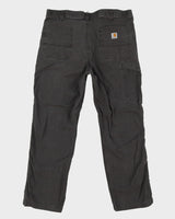 Carhartt Dark Grey / Faded Black Workwear Trousers / Jeans - W38 L30