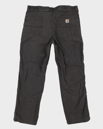 Carhartt Dark Grey / Faded Black Workwear Trousers / Jeans - W38 L30
