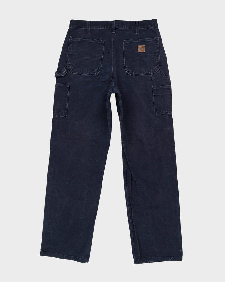 Carhartt Navy Workwear Jeans - W34 L33