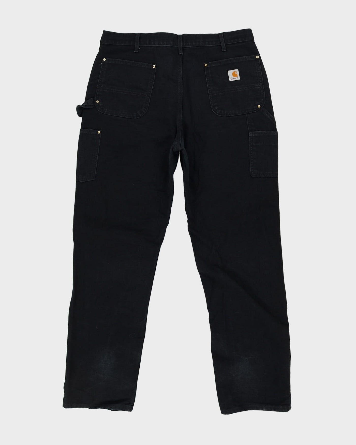 Vintage 90s Carhartt Black Double Knee Workwear Jeans - W38 L34
