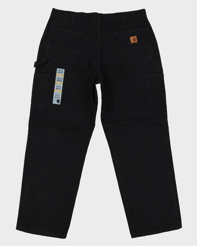 Vintage 90s Deadstock Carhartt Black Workwear Jeans - W38 L30