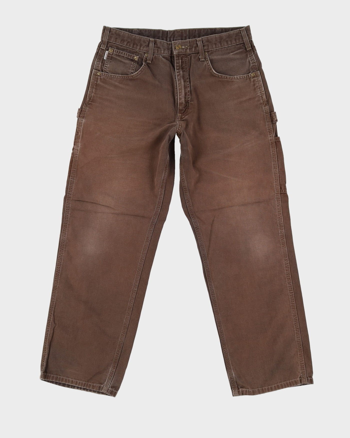 Vintage 90s Carhartt Faded Brown Workwear Jeans - W33 L29