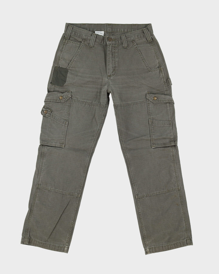 Vintage 90s Carhartt Green Double Knee Workwear Trousers / Jeans - W31 L29