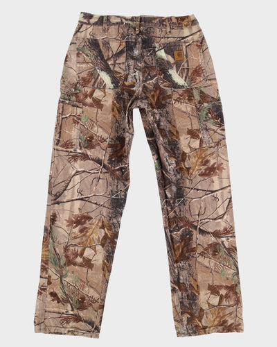 Vintage 90s Carhartt Camouflage Workwear Trousers / Jeans - W33 L32