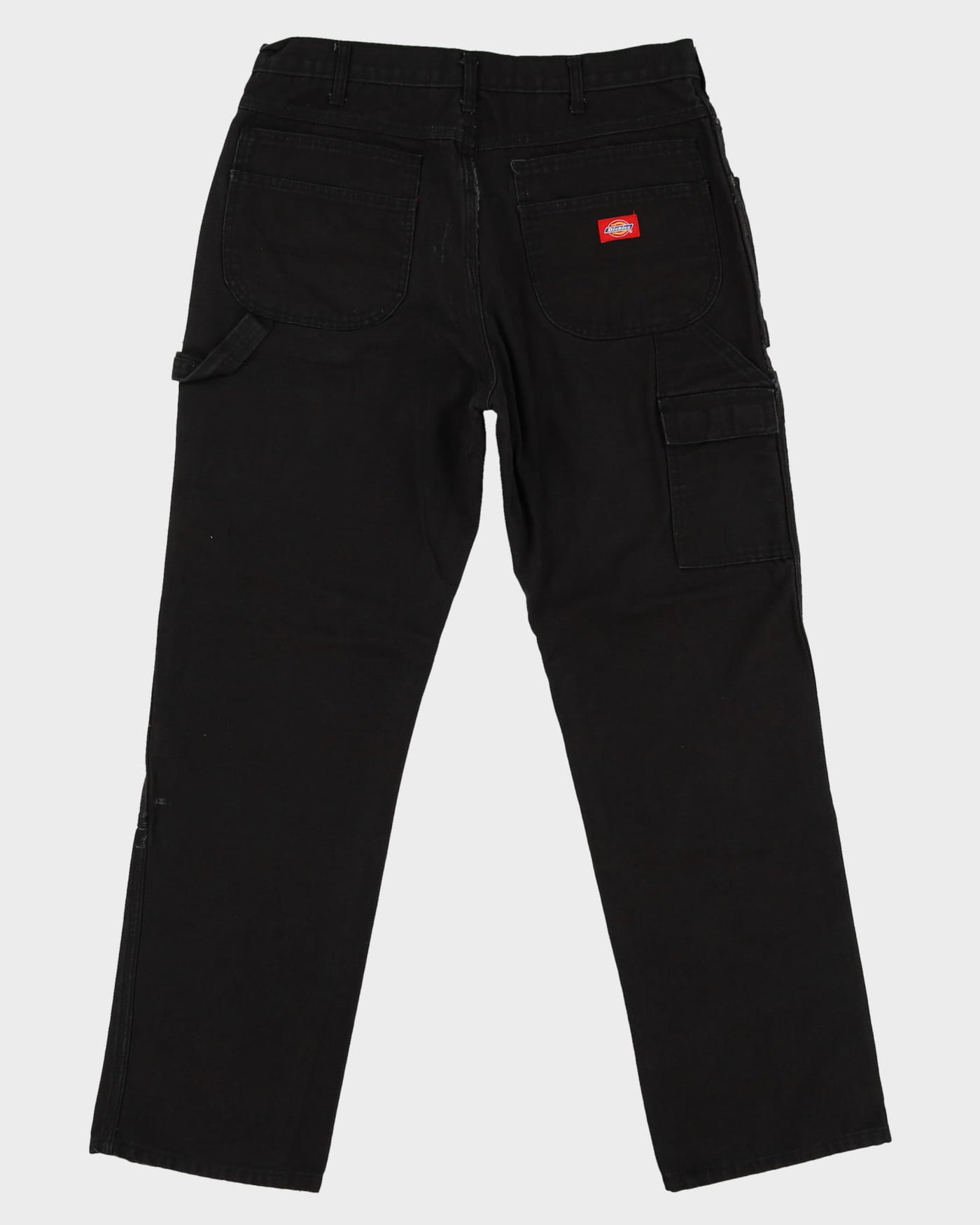 Vintage 90s Dickies Black Double Knee Workwear Trousers / Jeans - W35 L31