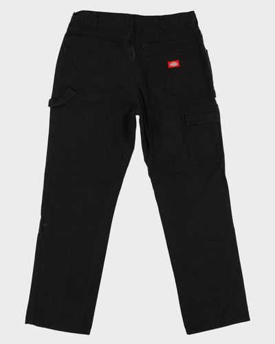 Vintage 90s Dickies Black Double Knee Workwear Trousers / Jeans - W35 L31