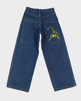 00s Y2K Extreme Zone Blue Baggy Oversized Jeans - W27 L29