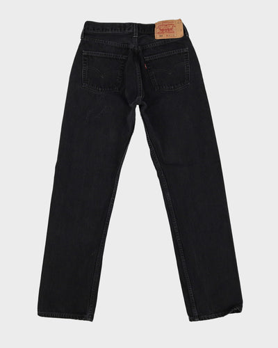 Vintage 90s Levi's 501 Dark Wash Black Jeans - W28 L31