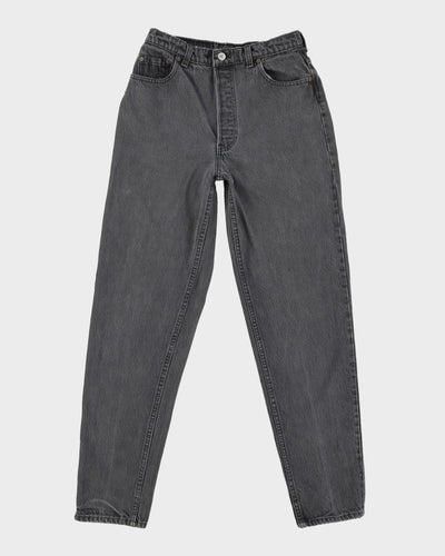Vintage 80s Levi's 501 Dark Wash Grey Jeans - W27 L30