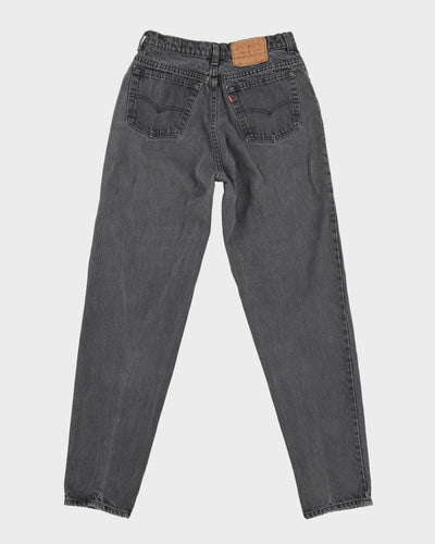 Vintage 80s Levi's 501 Dark Wash Grey Jeans - W27 L30
