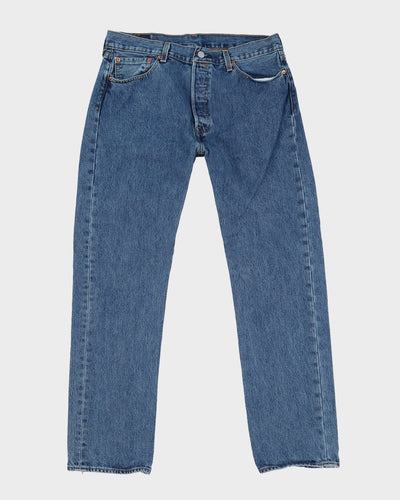 Vintage 90s Levi's 501 Medium Wash Blue Jeans - W34 L32