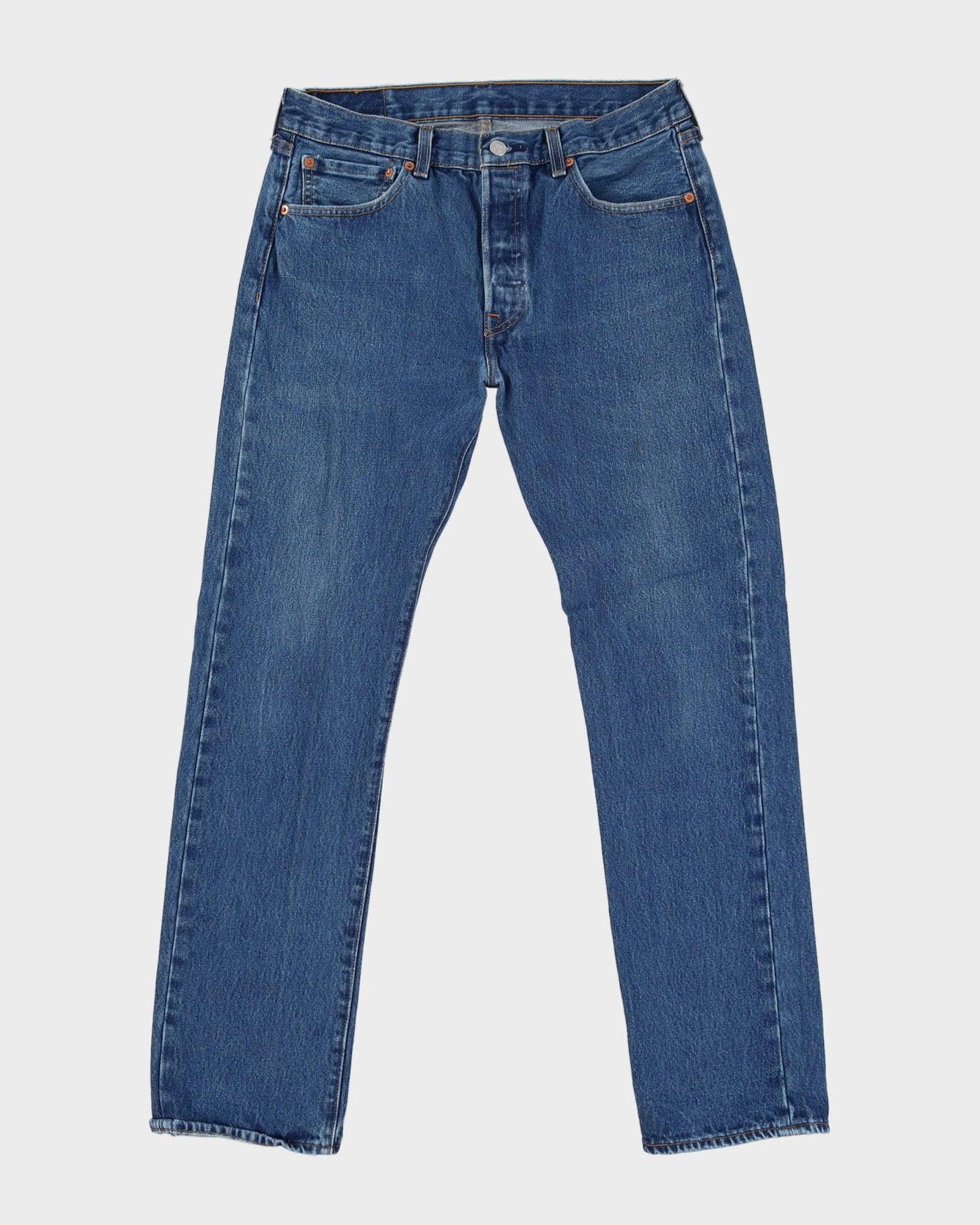 Vintage 90s Levi's 501 Medium Wash Blue Jeans - W32 L32
