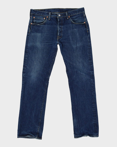 Vintage 90s Levi's 501 Dark Wash Blue Jeans - W34 L32