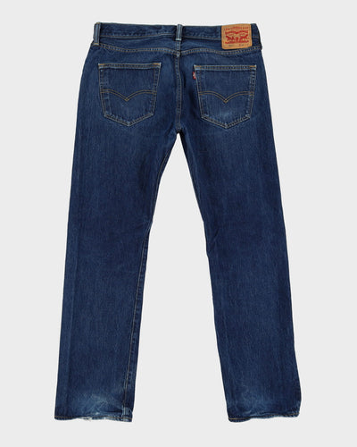 Vintage 90s Levi's 501 Dark Wash Blue Jeans - W34 L32
