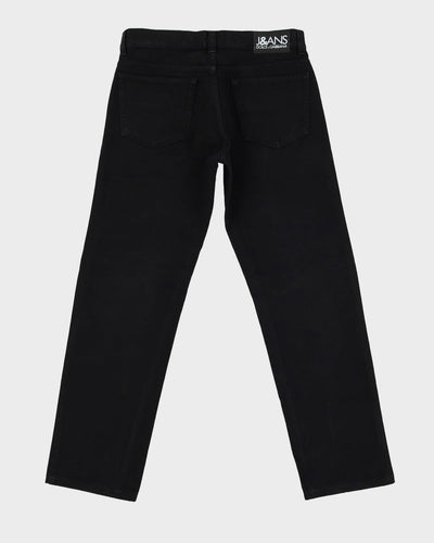 Vintage 90s Dolce & Gabbana Black Dark Wash Jeans - W33 L31