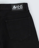 Vintage 90s Dolce &amp; Gabbana Black Dark Wash Jeans - W33 L31