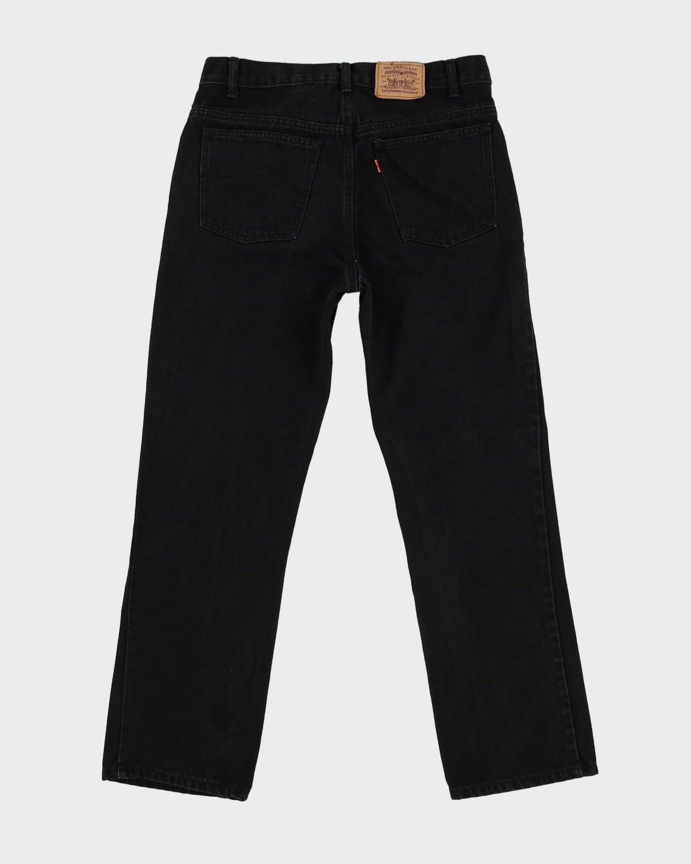 Vintage 90s Levi's Orange Tab Black Dark Wash Jeans - W33 L30