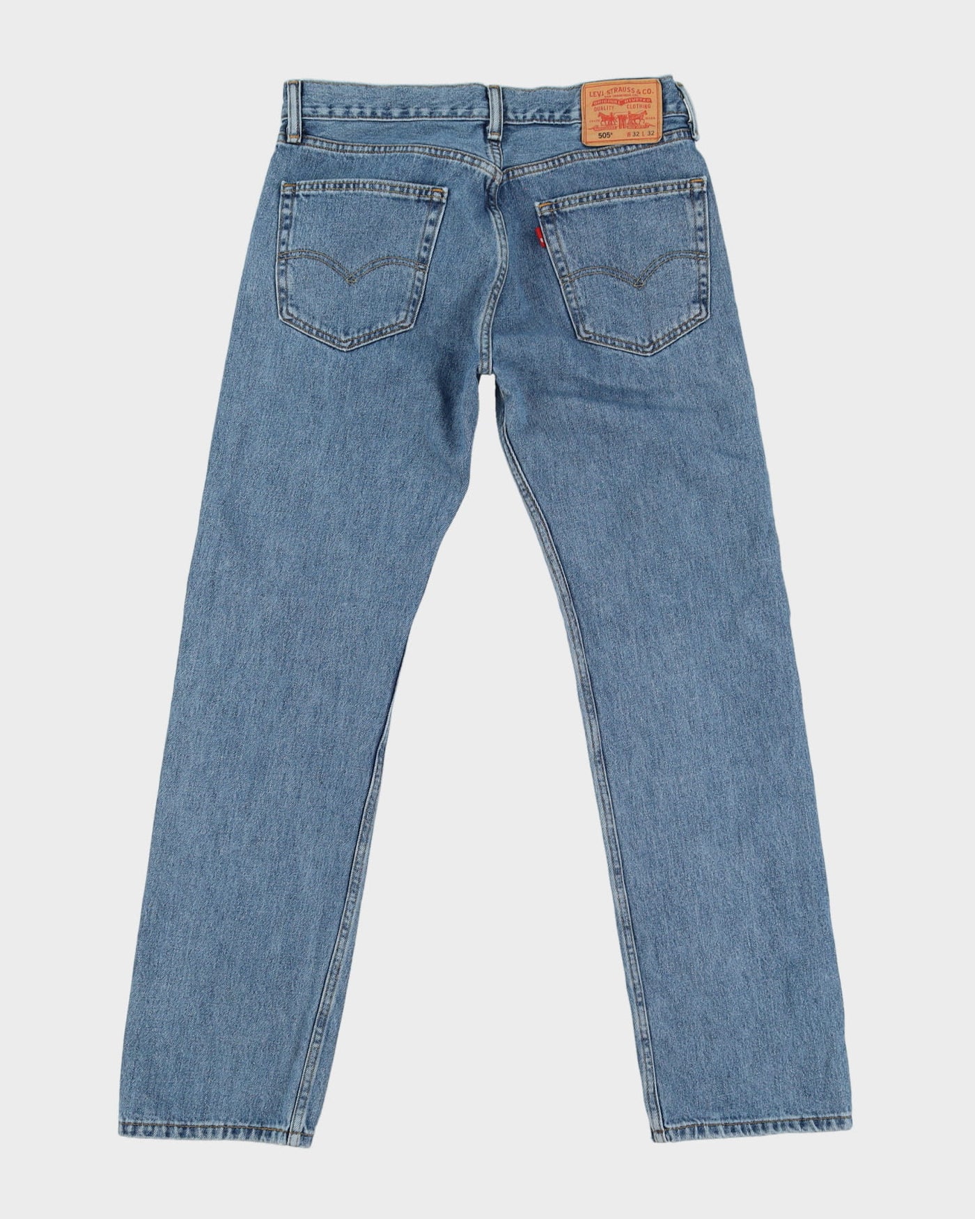 Levi's 505 Blue Medium Wash Jeans - W32 L32