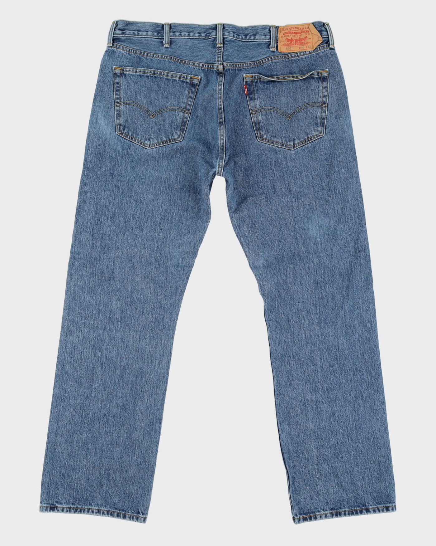 Levi's 501 Blue Medium Wash Jeans - W40 L32