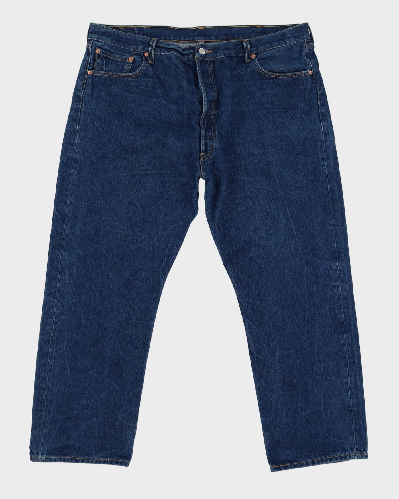 Levi's 501 Blue Dark Wash Jeans - W43 L30