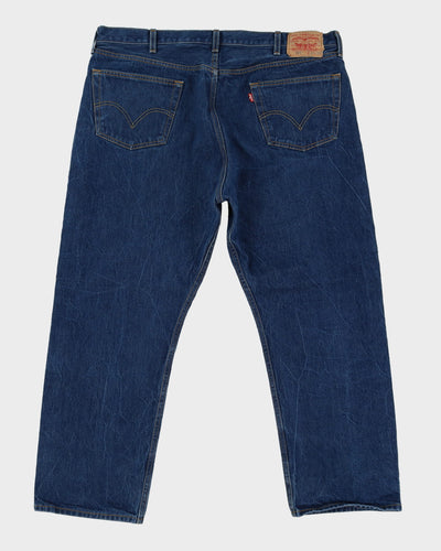 Levi's 501 Blue Dark Wash Jeans - W43 L30