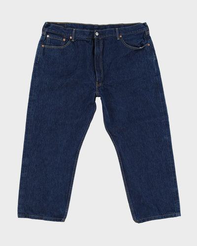 Levi's 501 Blue Dark Wash Jeans - W42 L27