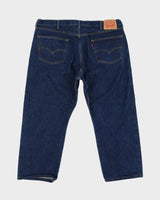 Levi's 501 Blue Dark Wash Jeans - W42 L27
