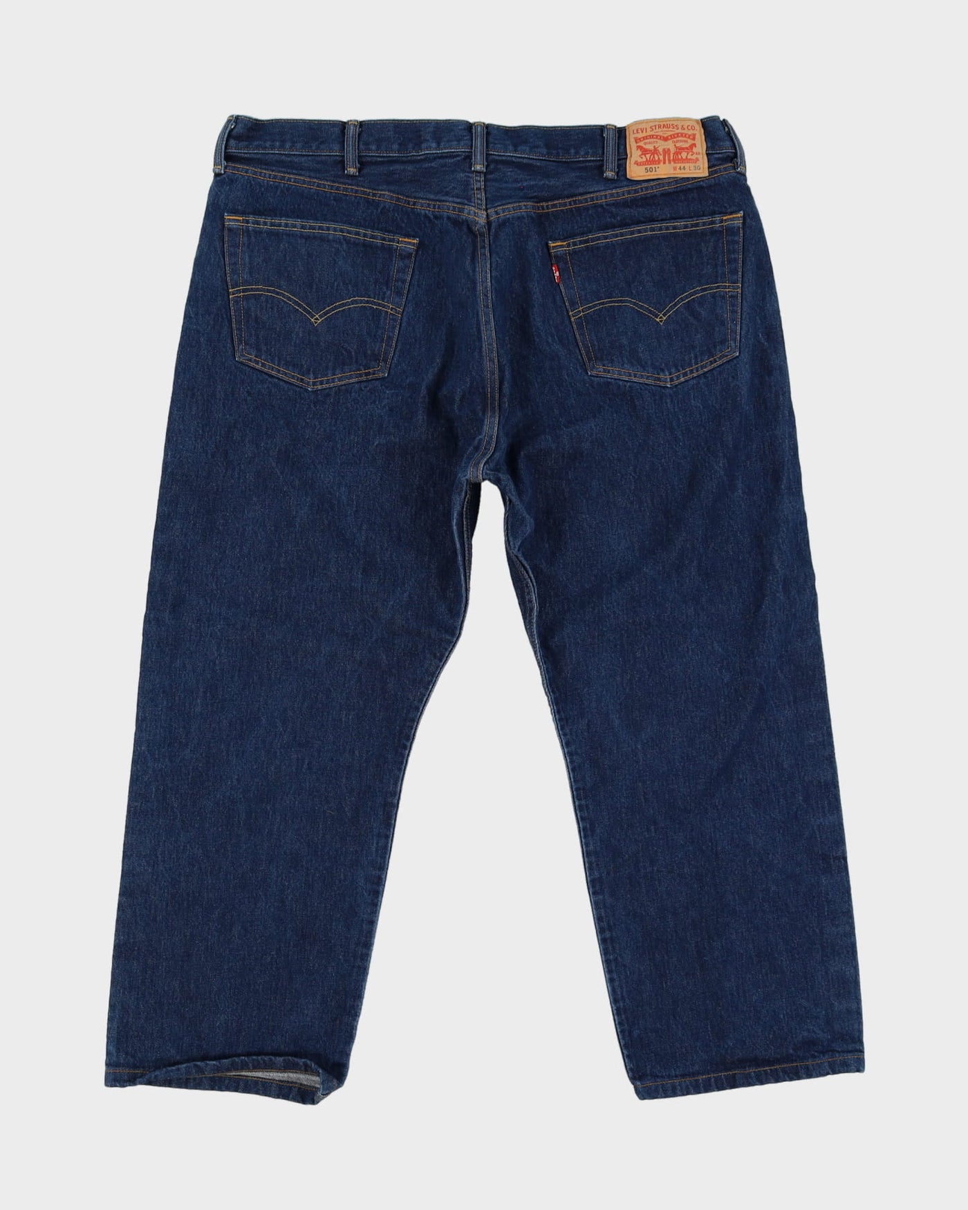 Levi's 501 Blue Dark Wash Jeans - W42 L27