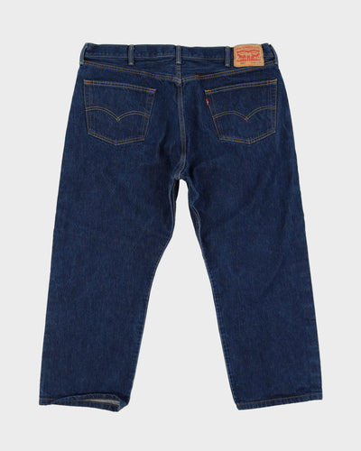 Levi's 501 Blue Dark Wash Jeans - W42 L27