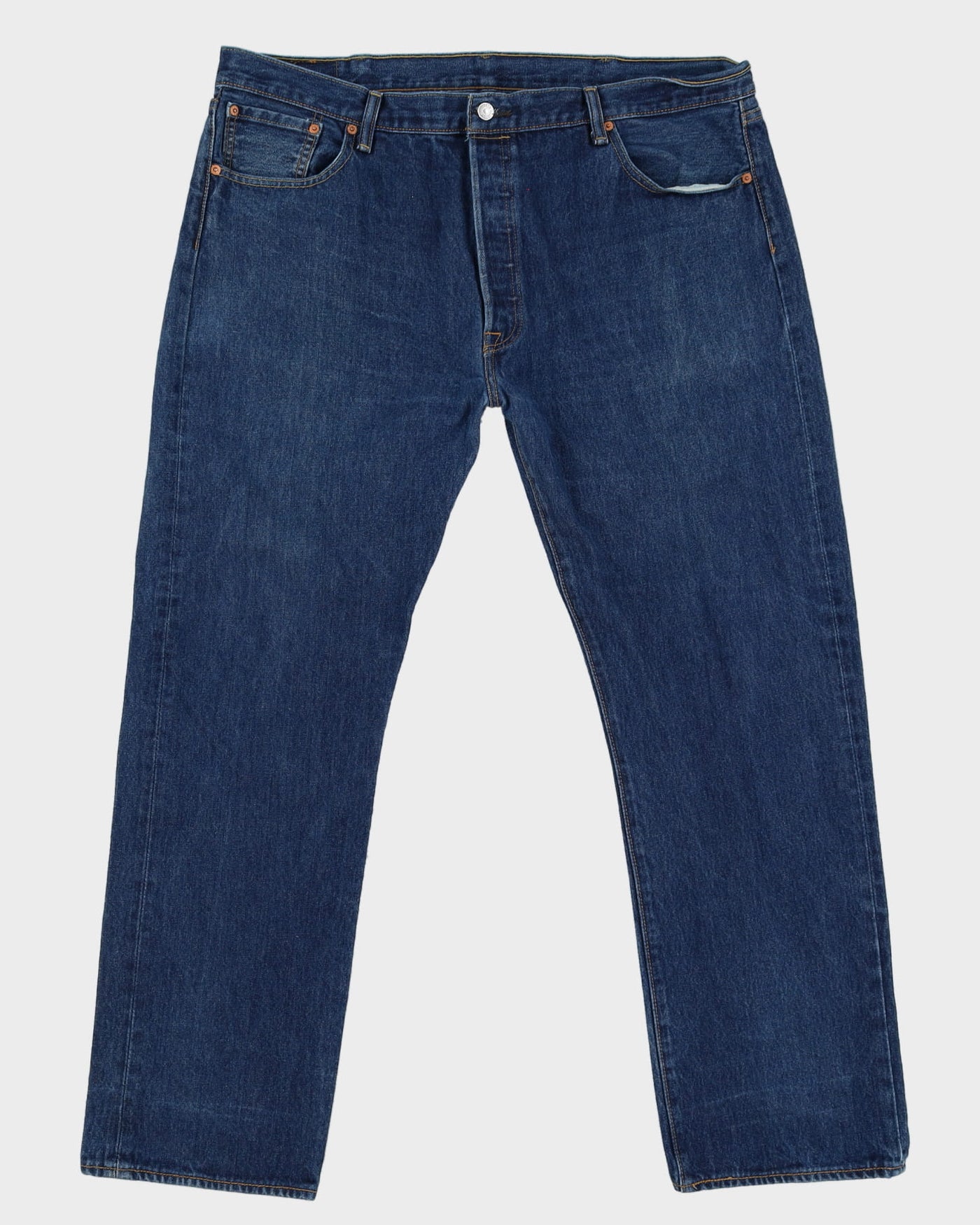 Levi's 501 Blue Dark Wash Jeans - W42 L32