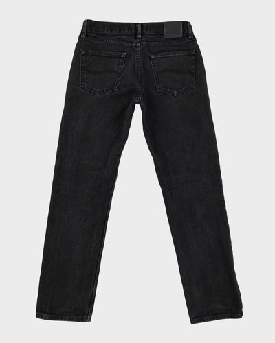 Vintage 90s LEE Black Dark Wash Jeans - W30 L31