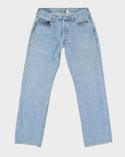 Vintage 90s Levi's 501 Light Wash Blue Jeans - W32 L32