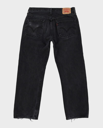 Vintage 90s Levi's 501 Dark Wash Black Jeans - W36 L30