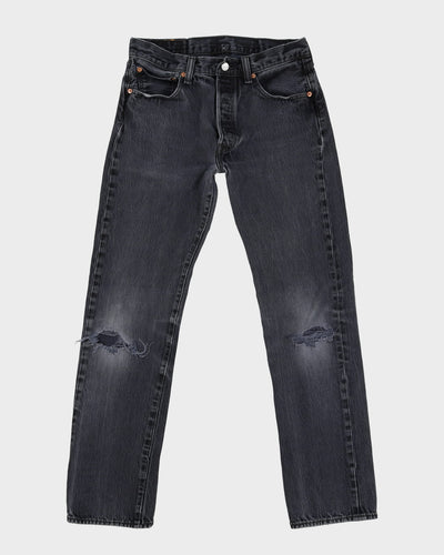 Levi's 501 Dark Wash Black Jeans - W32 L32