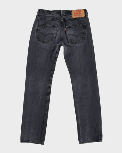 Levi's 501 Dark Wash Black Jeans - W32 L32